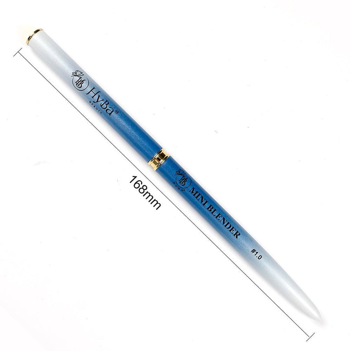 HyBa MINI BLENDER Nail Art Brush 1.0 Kolinsky Hair 