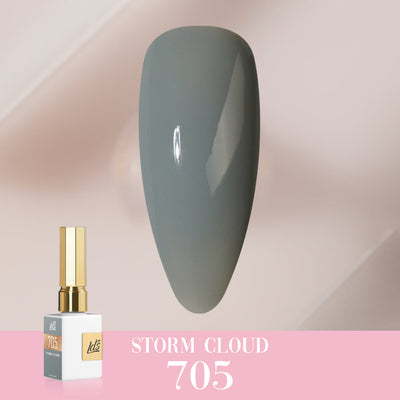 LDS Color Craze Gel Nail Polish - 705 Storm Cloud - 0.5oz