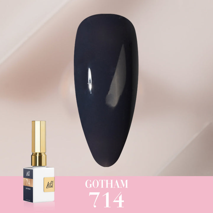 LDS Color Craze Gel Nail Polish - 714 Gotham - 0.5oz