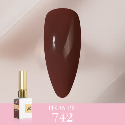 LDS Color Craze Gel Nail Polish - 742 Pecan Pie - 0.5oz