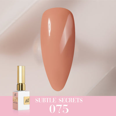 LDS Color Craze Gel Nail Polish - 075 Subtle Secrets - 0.5oz