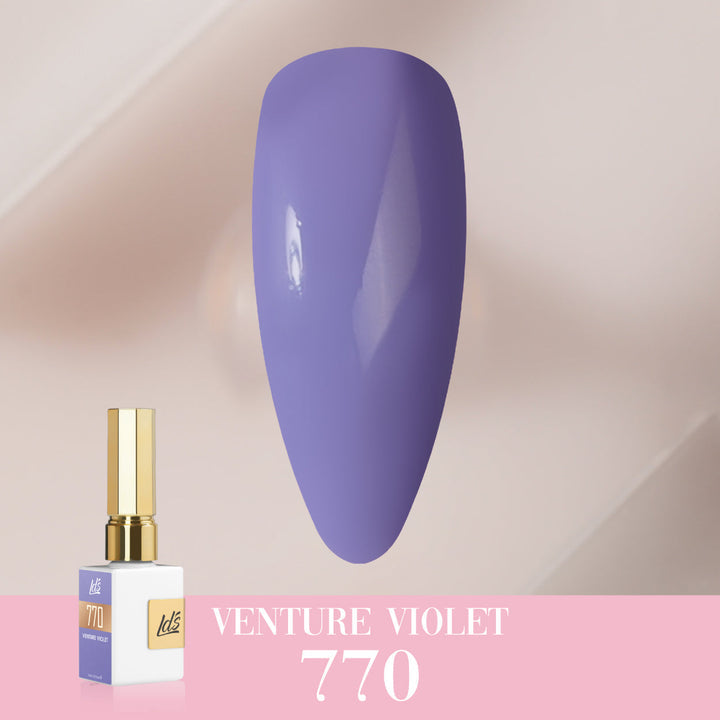 LDS Color Craze Gel Nail Polish - 770 Venture Violet - 0.5oz