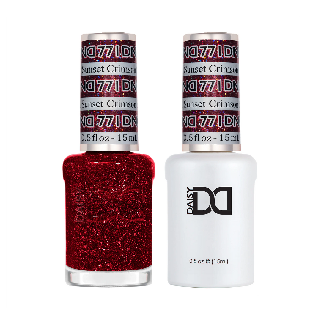 DND Gel &amp; Lacquer Duo - Crimson Sunset 