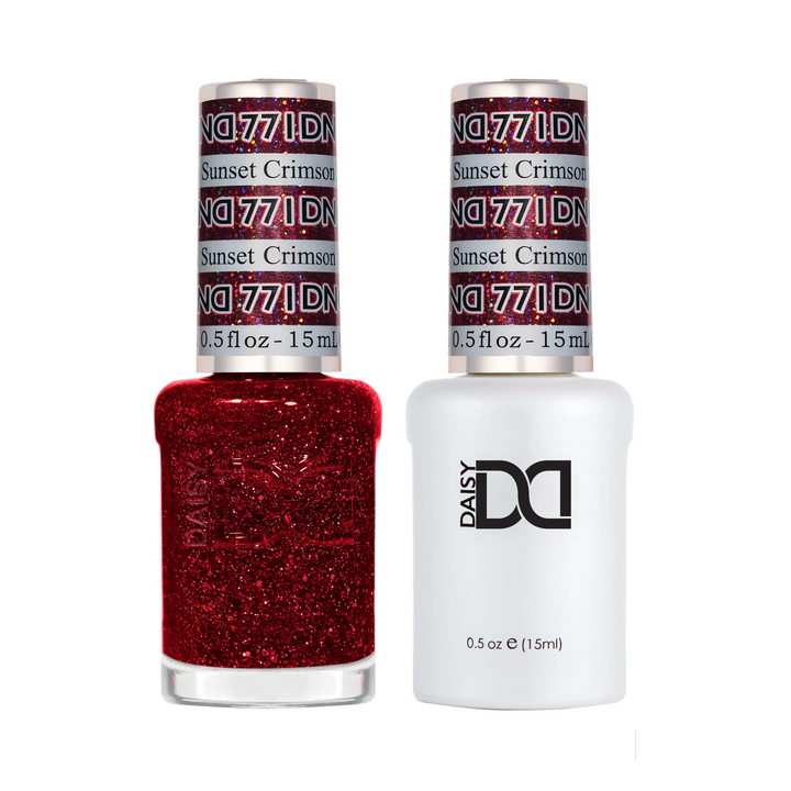 DND Gel &amp; Lacquer Duo - Crimson Sunset 