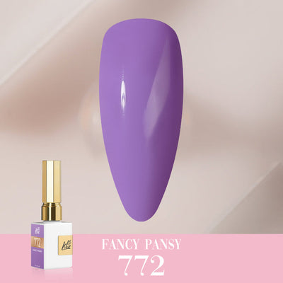 LDS Color Craze Gel Nail Polish - 772 Fancy Pansy - 0.5oz