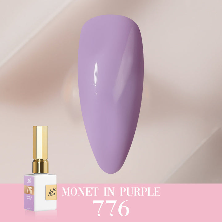 LDS Color Craze Gel Nail Polish - 776 Monet in Purple - 0.5oz