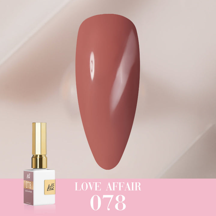 LDS Color Craze Gel Nail Polish - 078 Love Affair - 0.5oz
