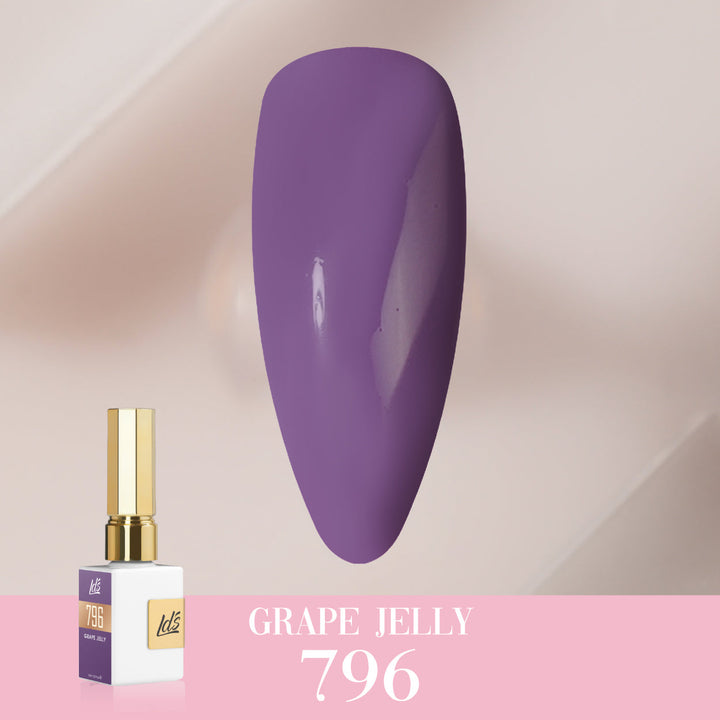 LDS Color Craze Gel Nail Polish - 796 Grape Jelly - 0.5oz