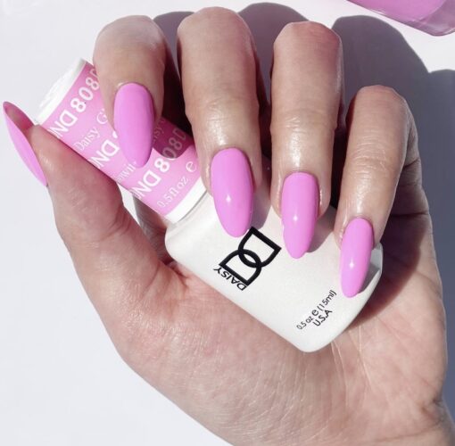 DND - 808 Glowing Daisy - Gel Nail Polish Matching Duo