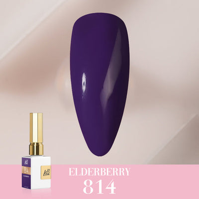 LDS Color Craze Gel Nail Polish - 814 Elderberry - 0.5oz