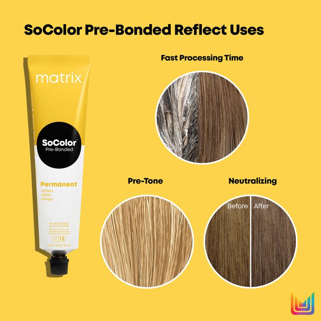 MATRIX SoColor - HD Color Technology Permanent Cream Hair Color 3oz.