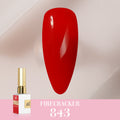 LDS Color Craze Gel Nail Polish - 843 Firecracker - 0.5oz