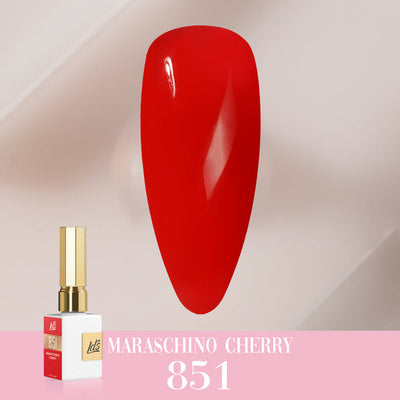 LDS Color Craze Gel Nail Polish - 851 Maraschino Cherry - 0.5oz