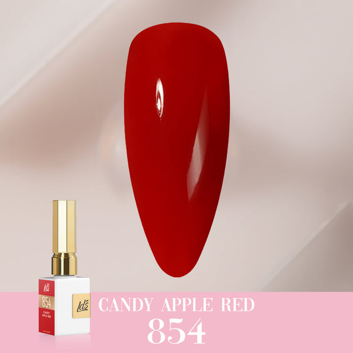 LDS Color Craze Gel Nail Polish - 854 Candy Apple Red - 0.5oz