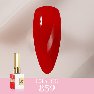 LDS Color Craze Gel Nail Polish - 859 Cola Red - 0.5oz