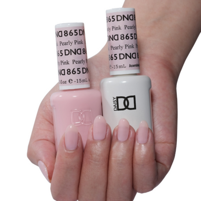 DND - 865 Pearly Pink - Gel Nail Polish Matching Duo