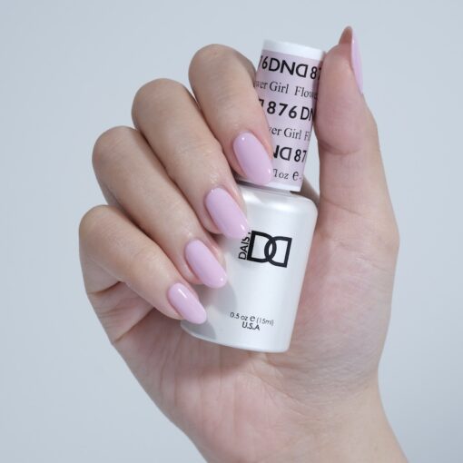 DND - 876 Flower Girl - Gel Nail Polish Matching Duo