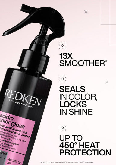 REDKEN - Acidic Color Gloss Heat Protection Leave In Treatment 6.8 oz.