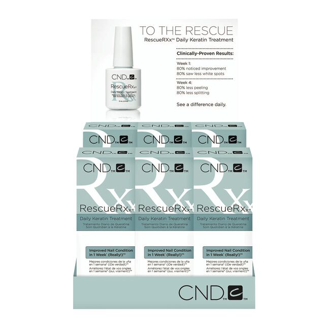 CND Rescue RXx - 6 Piece Display 0.5oz