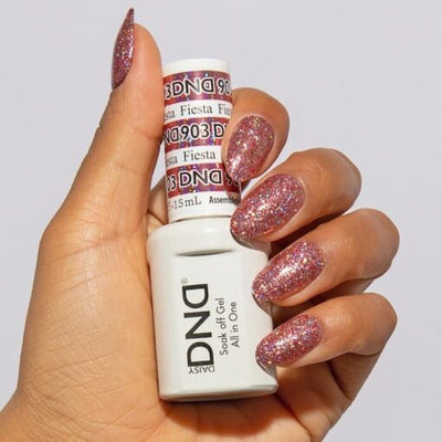 DND - 903 Fiesta - Gel Nail Polish Matching Duo