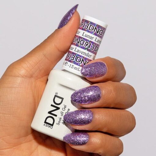 DND - 913 Lunar Lavender - Gel Nail Polish Matching Duo