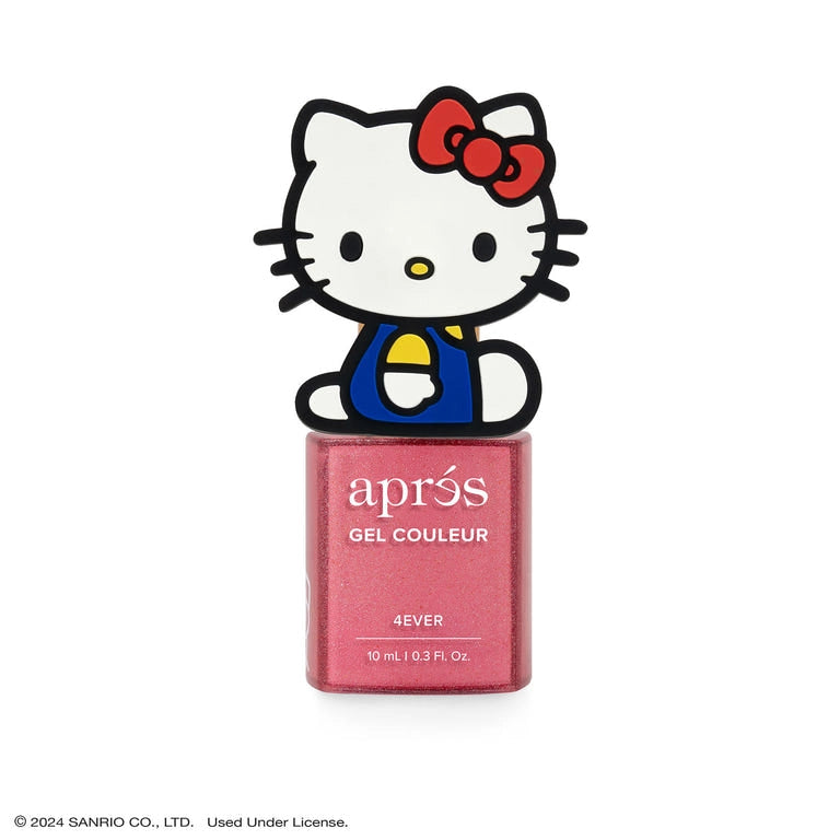 APRES - Hello Kitty Flash Glitter Gel Couleur - 4ever - 10ml bottle