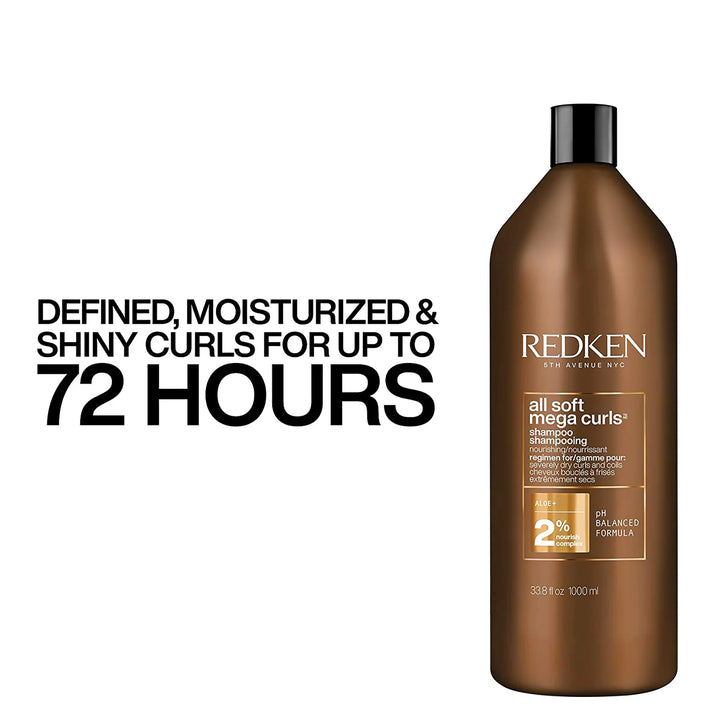 Redken - All Soft Mega Curls Shampoo &amp; Conditioner Liter Duo Bundle