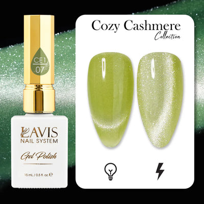 LAVIS Cat Eyes CE1 - 07 - Gel Polish 0.5 oz - Cozy Cashmere Collection