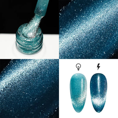 LAVIS Cat Eyes CE2 - 02 - Gel Polish 0.5 oz - Under The Sea Collection