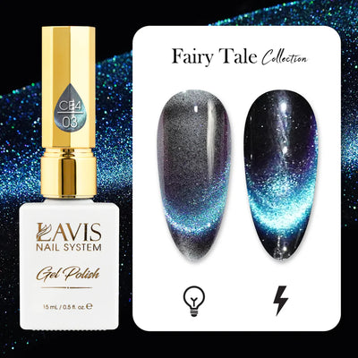 LAVIS Cat Eyes CE4 - 03 - Gel Polish 0.5 oz - Fairy Tale Collection