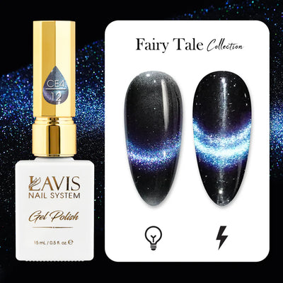 LAVIS Cat Eyes CE4 - 12 - Gel Polish 0.5 oz - Fairy Tale Collection