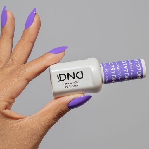 DND - 797 Pebble Cloud - Gel Nail Polish Matching Duo