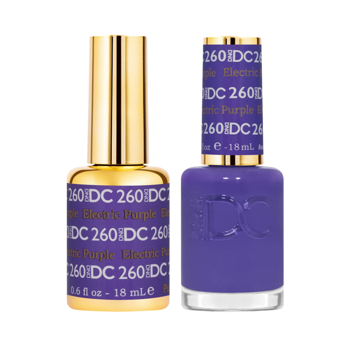 DND DC Gel &amp; Lacquer Duo - Electric Purple 