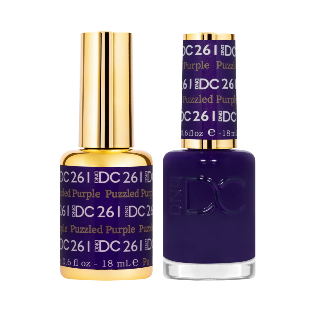 DND DC Gel &amp; Lacquer Duo - Puzzled Purple 
