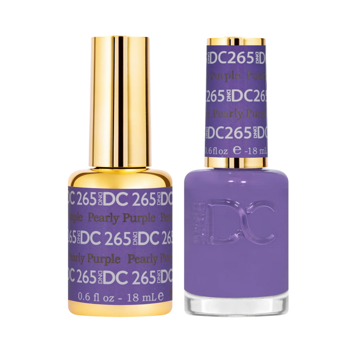 DND DC Gel &amp; Lacquer Duo - Pearly Purple 