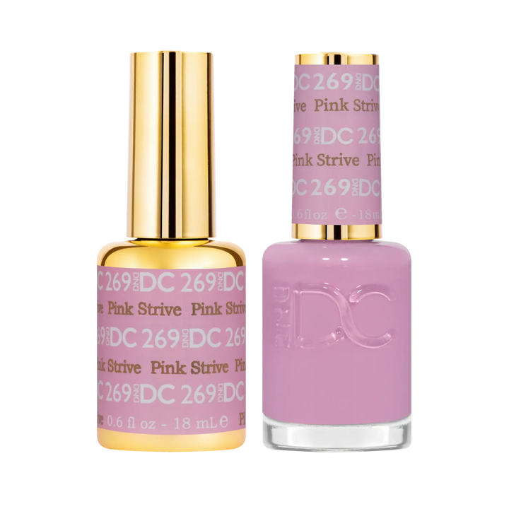 DND DC Gel &amp; Lacquer Duo - Pink Strive 