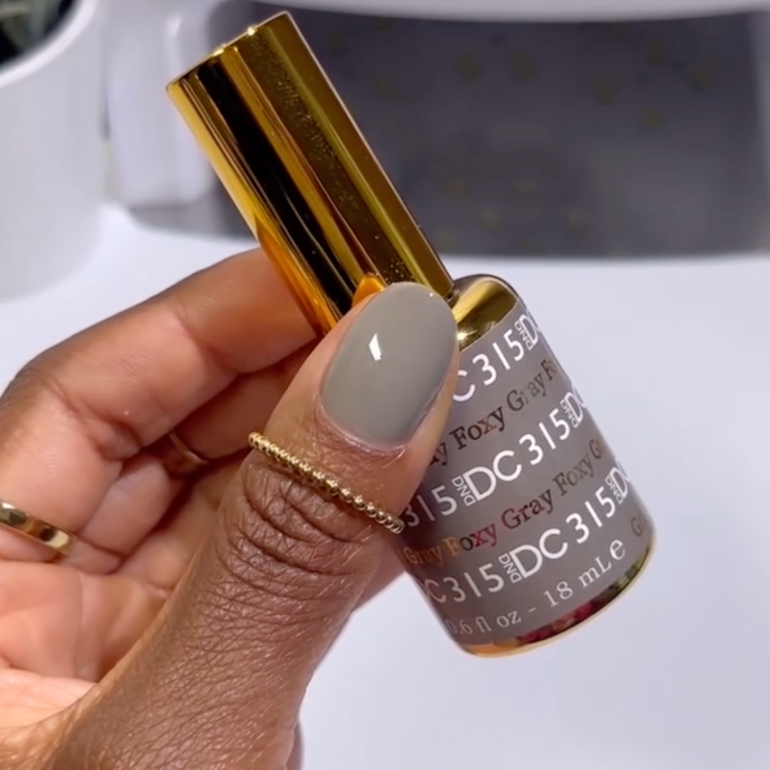 DND DC Gel &amp; Lacquer Duo - Foxy Gray 