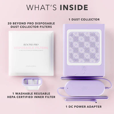 KIARA SKY -BEYOND PRO NAIL DUST COLLECTOR - PURPLE