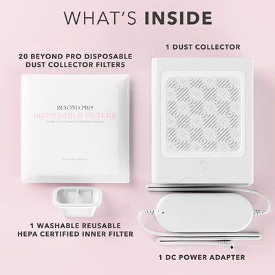 KIARA SKY -BEYOND PRO NAIL DUST COLLECTOR - WHITE