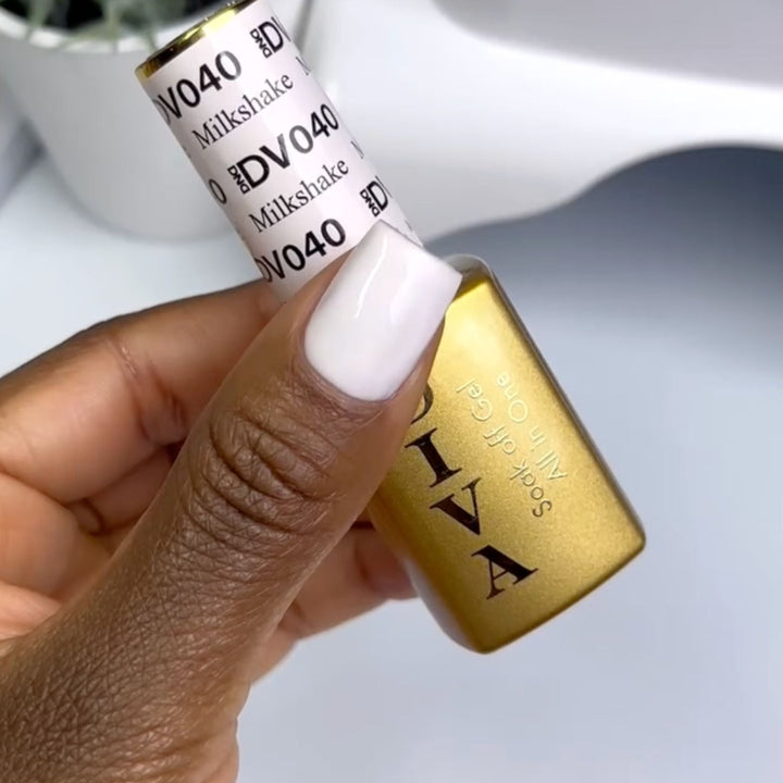 DND DIVA Gel &amp; Lacquer Duo - Milkshake 