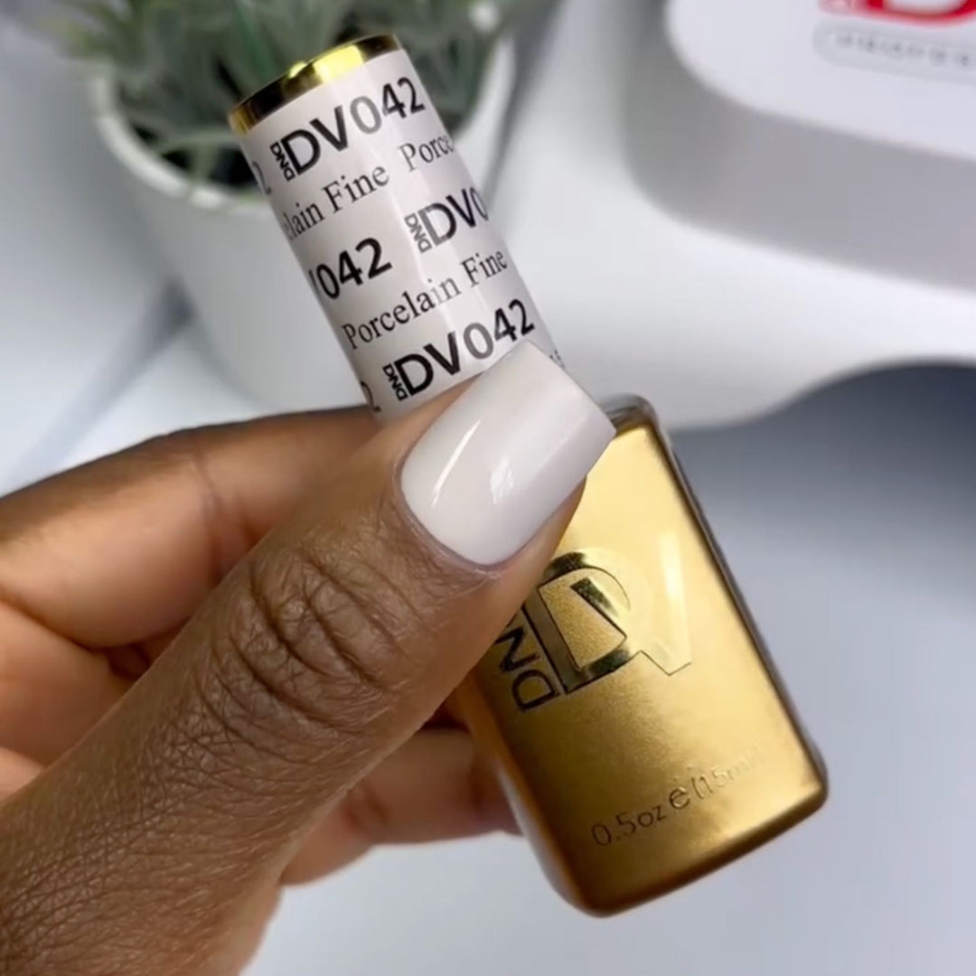 DND DIVA Gel &amp; Lacquer Duo - Porcelain Fine 
