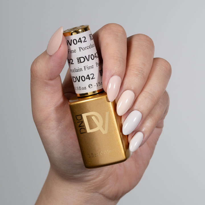 DND DIVA Gel &amp; Lacquer Duo - Porcelain Fine 