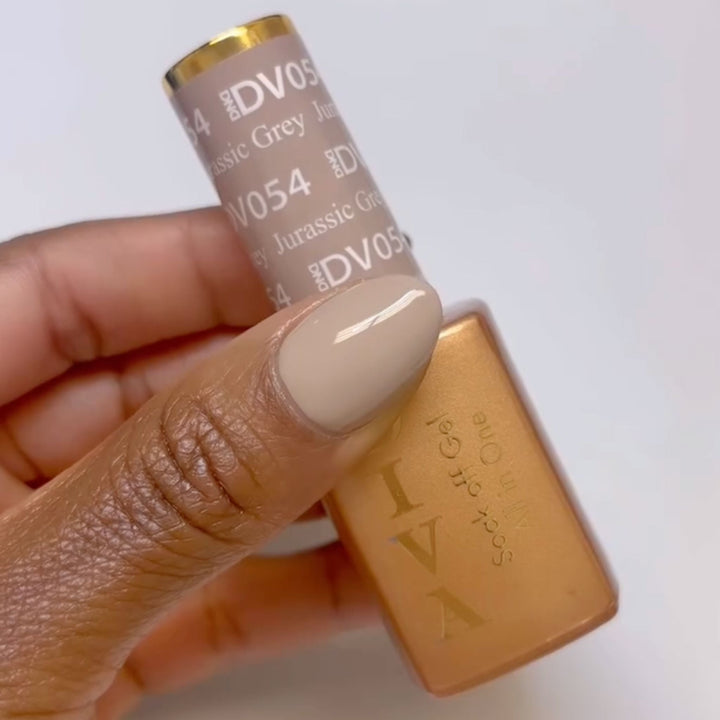 DND DIVA Gel &amp; Lacquer Duo - Jurassic Grey 