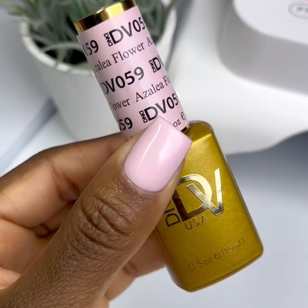 DND DIVA Gel &amp; Lacquer Duo - Azalea Flower 