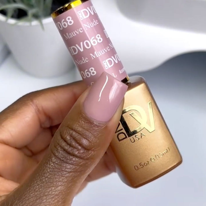 DND DIVA Gel &amp; Lacquer Duo - Mauve Nude 