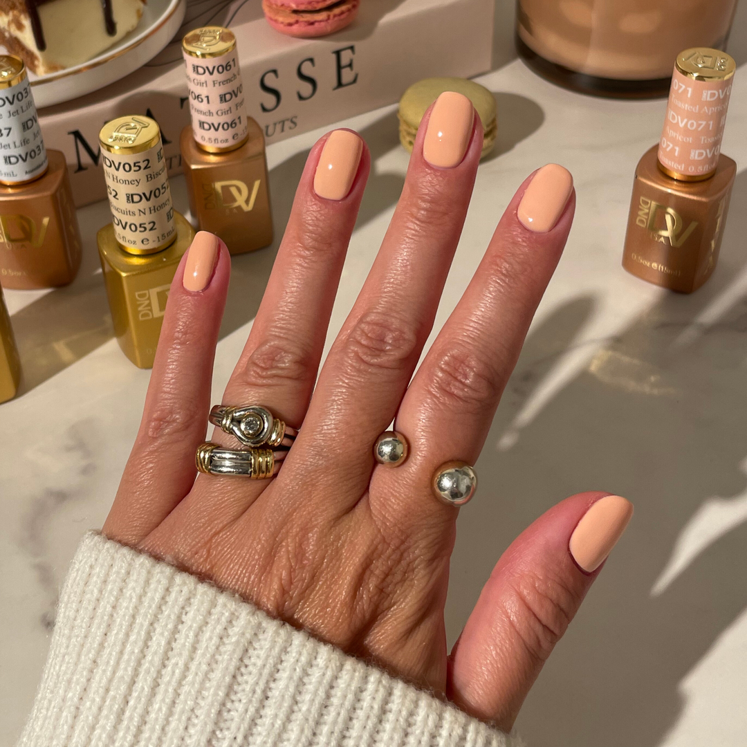 DND DIVA Gel &amp; Lacquer Duo - Toasted Apricot 