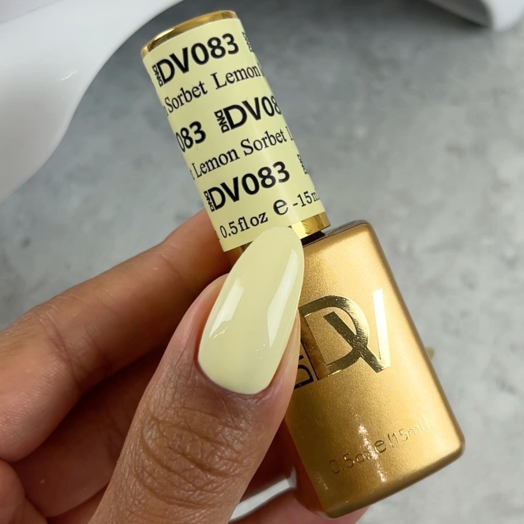 DND DIVA Gel &amp; Lacquer Duo - Lemon Sorbet 