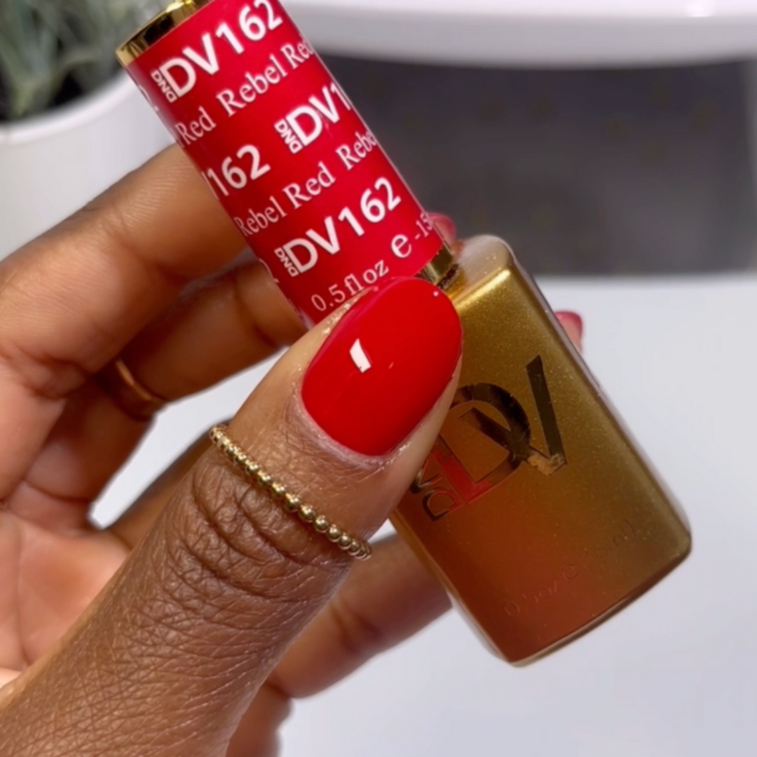 DND DIVA Gel &amp; Lacquer Duo - Rebel Red 