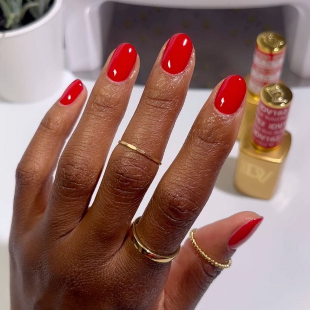 DND DIVA Gel &amp; Lacquer Duo - Rebel Red 