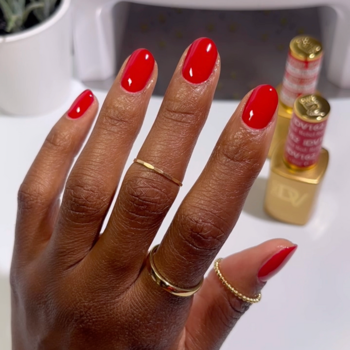 DND DIVA Gel &amp; Lacquer Duo - Rebel Red 